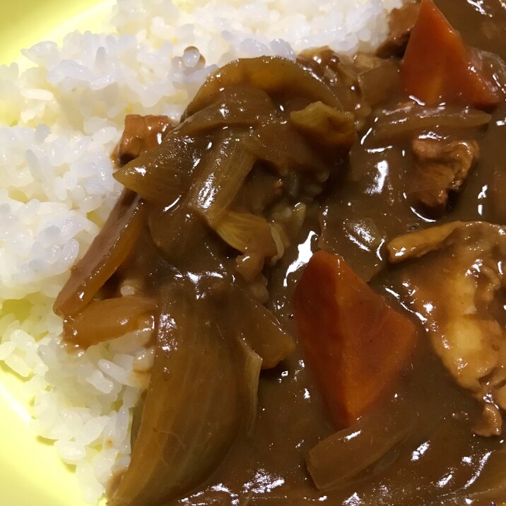 梅シロップの残り梅で！コクうまカレー♫